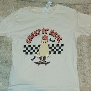 Kids Cream Graphic T-Shirt